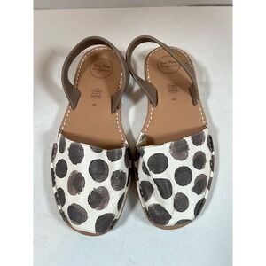Toni Pons Sandals Womens US 9 EU 40 Leather Spotted Avarca Slingback Spain